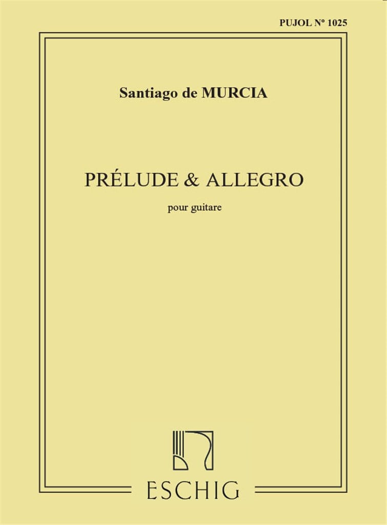 Prelude-Allegro (Pujol 1025) Guitare